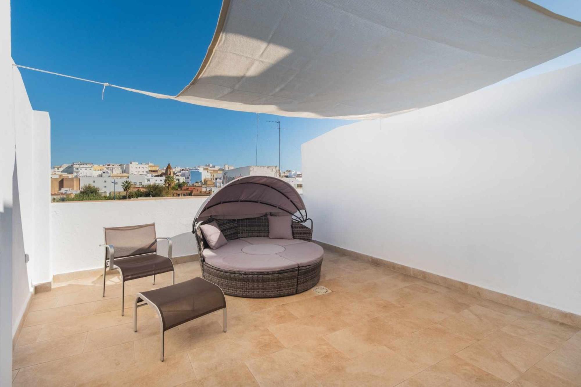 Jacuzzi Amanecer De Plata Decoracion Romantica Chiclana de la Frontera Bagian luar foto